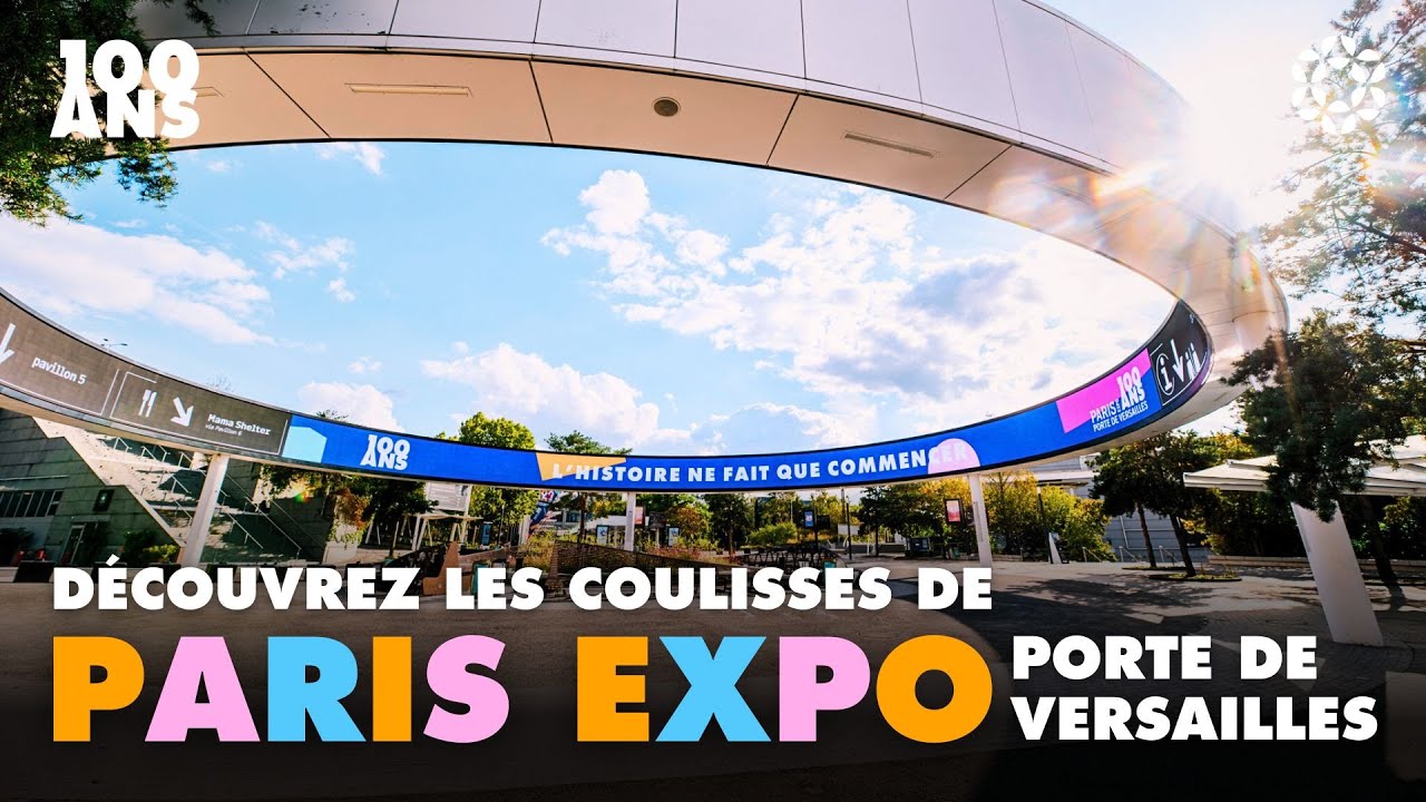 Paris Expo Porte de Versailles à 100 ans. Découvrez le lieu comme jamais auparavant.