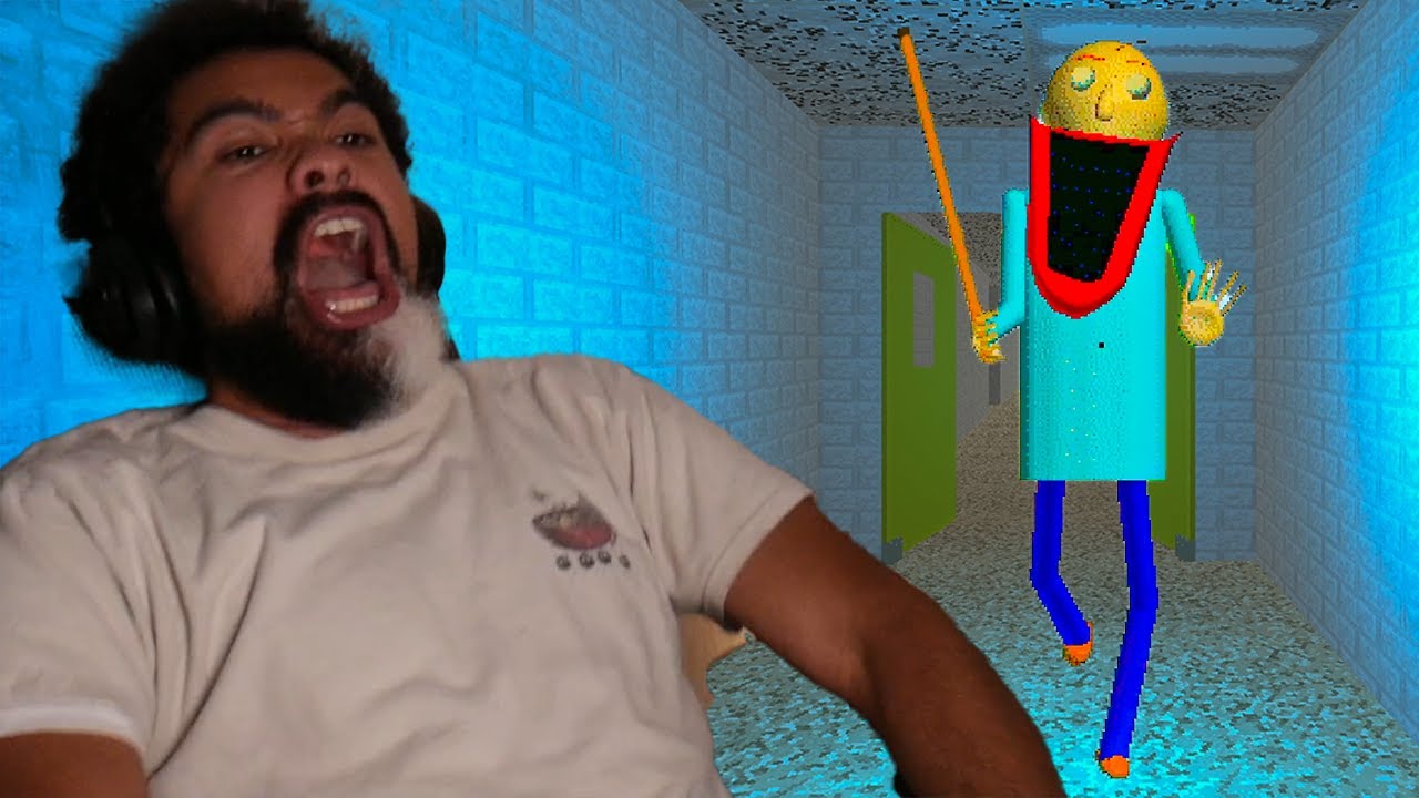 SOMEONE SENT ME A CURSED EARLY VERSION OF BALDI'S BASICS.. THIS GAME NEARLY STOPPED MY F#%KING HEART
