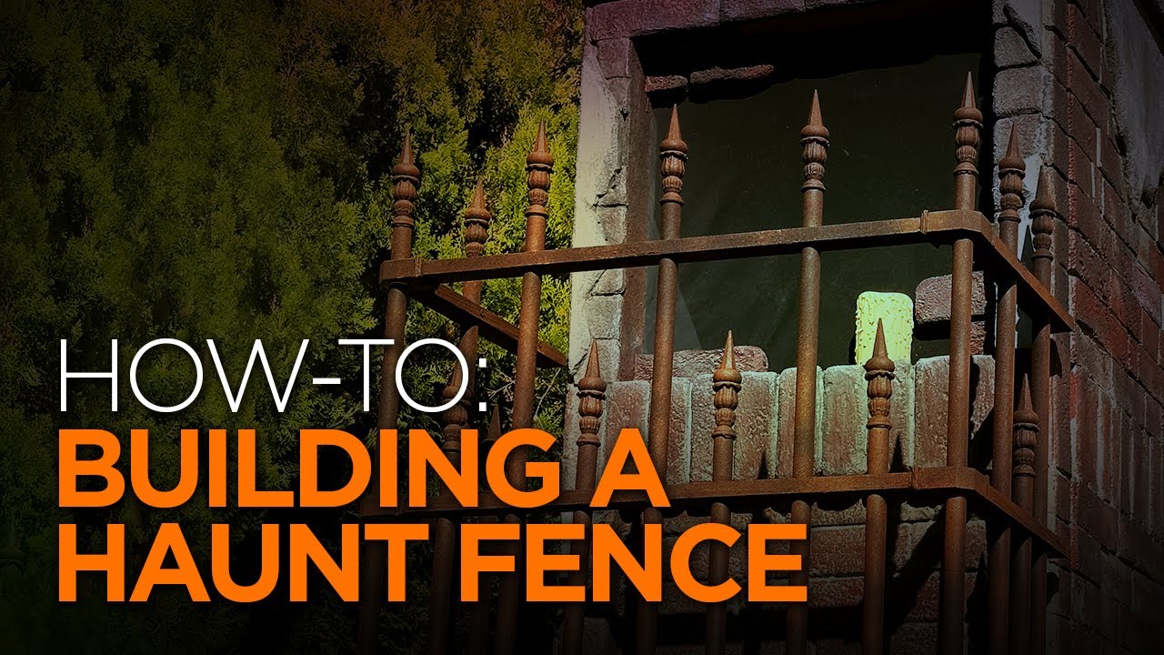 DIY Halloween Fence Build - PVC and Wood