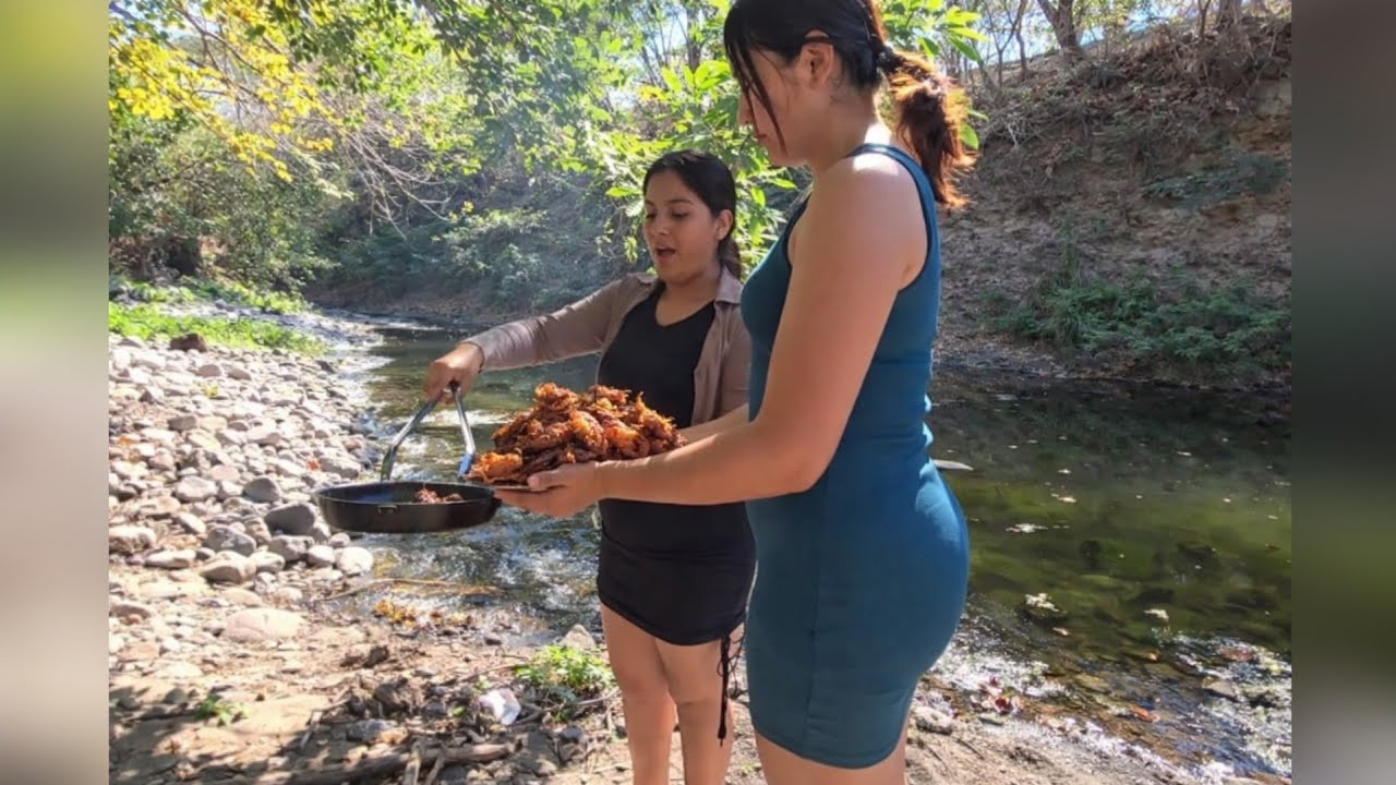 🔥😱Gran fritada de Camarones hicieron estas sipotas /CHICAS SALVADOREÑAS 