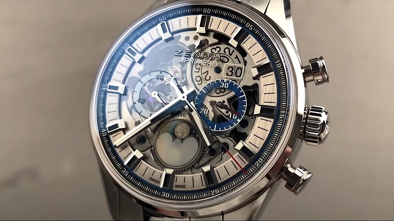 Zenith Chronomaster El Primero Grande Date Moon Full Open 03.2530.4047/78.M2530 Zenith Watch Review