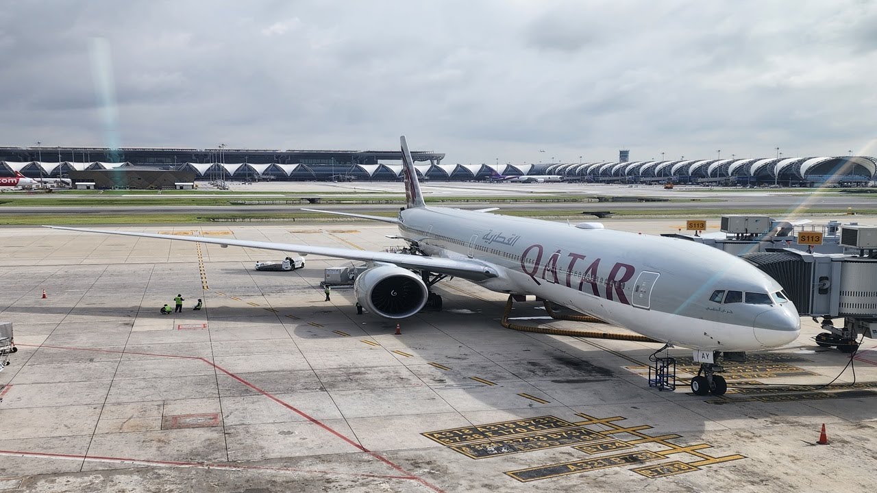 Qatar Airways 777-300ER Durban South Africa 🇿🇦To Doha Qatar 🇶🇦 Via Maputo Mozambique🇲🇿