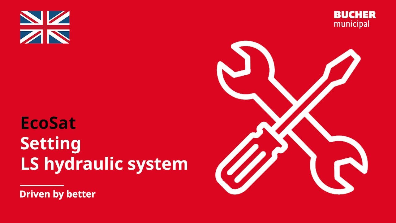 Bucher Municipal - Service Tutorials - EcoSat - Setting LS hydraulic system