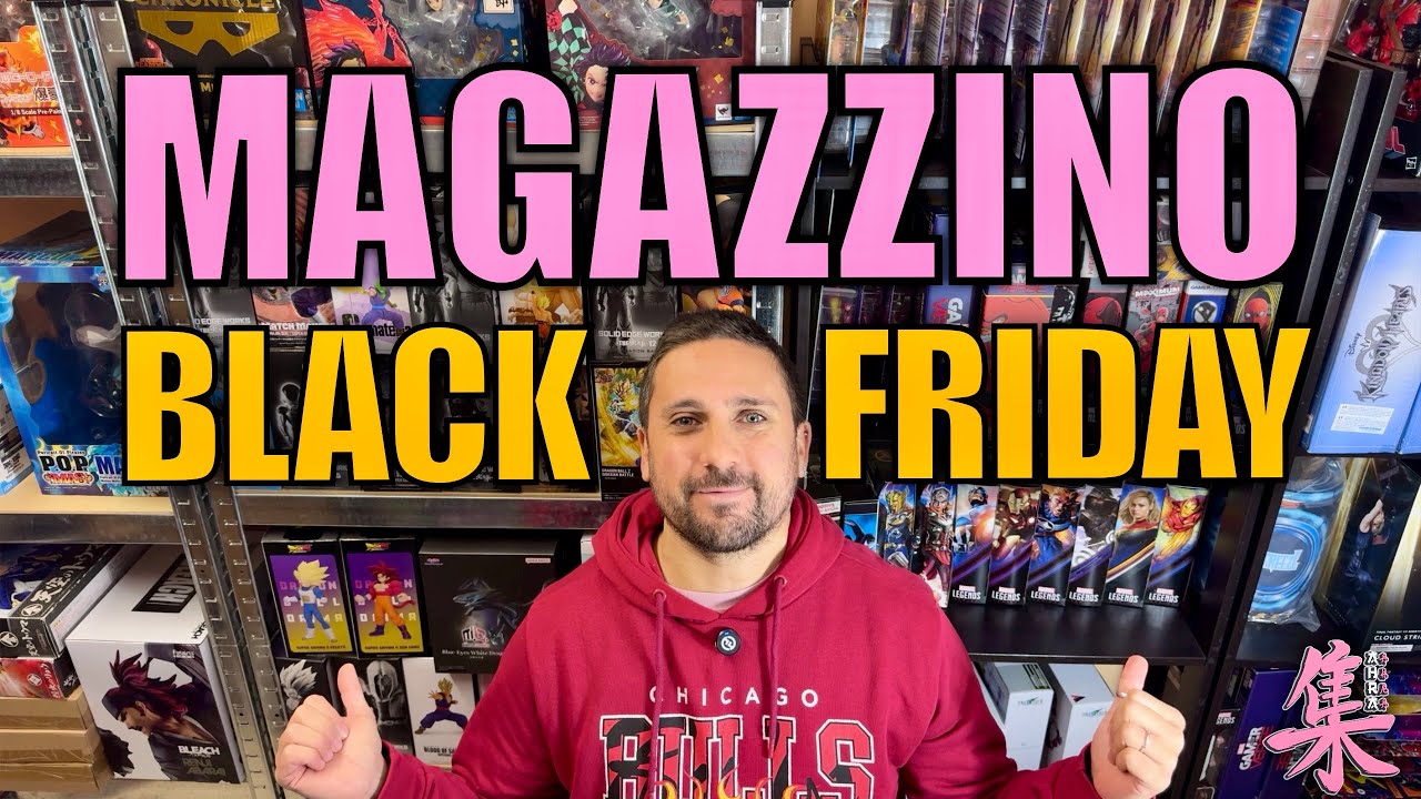 VIDEO MAGAZZINO TUTTO IN SCONTO PER IL BLACK FRIDAY - Tra Action Figure, Collezionabili e Rarità