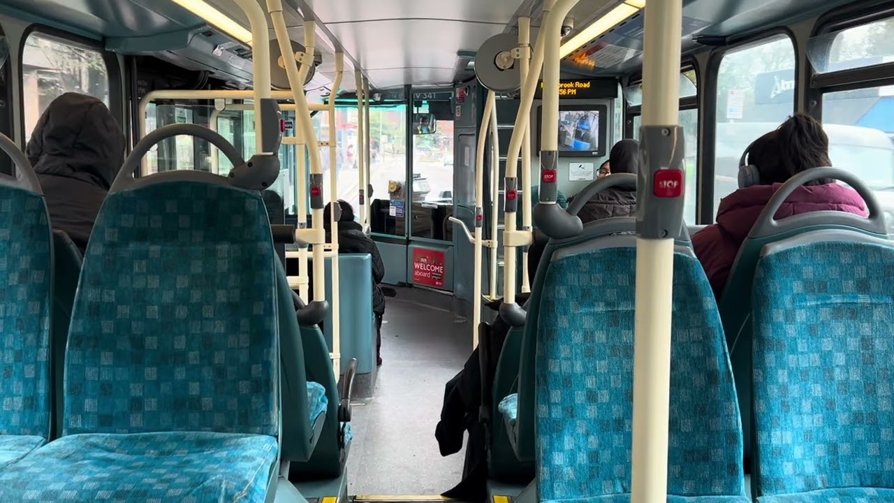 *LAST DAY OF ARRIVA*Journey on route 123 go ahead London HV341 LF67 EUK
