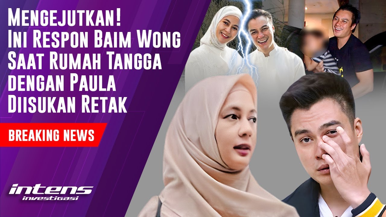 Respon Baim Wong Ketika Rumah Tangga dengan Paula Diisukan Retak | Intens Investigasi | Eps 3911