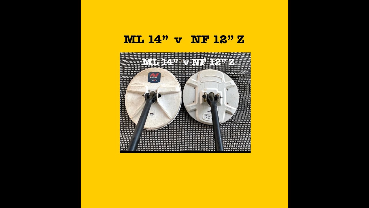 Minelab 14&rdquo; Coil v Nugget Finder 12&rdquo; Z Search Coil