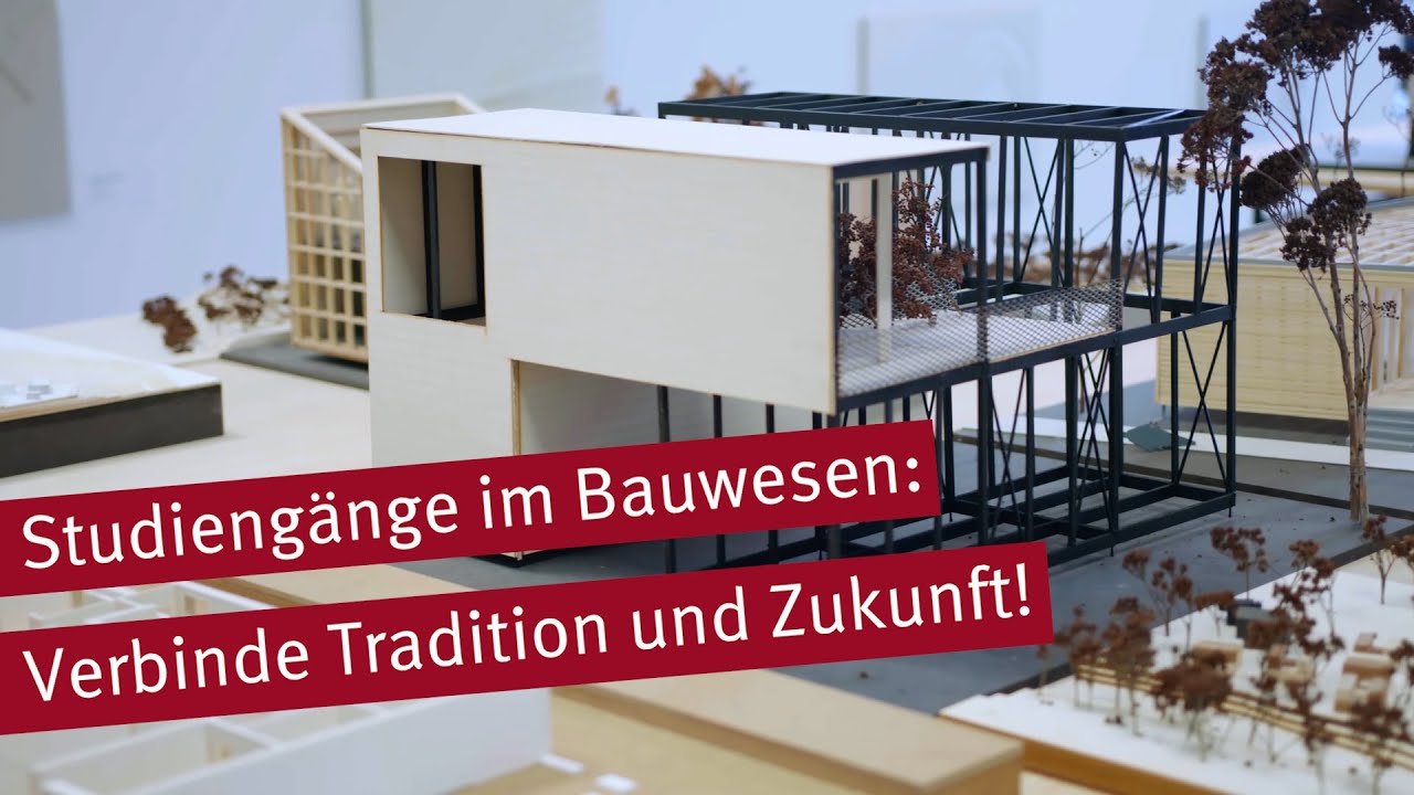 Studium im Bereich Bauwesen