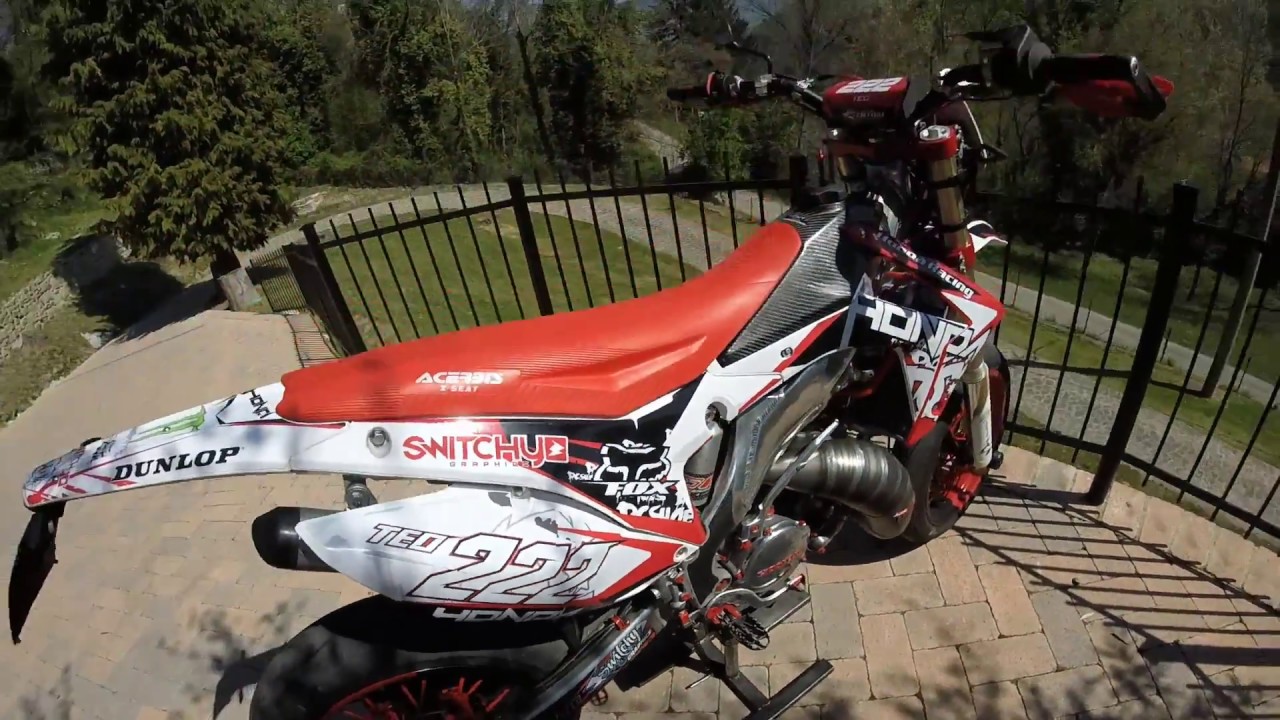 In memory of my HONDA CR 125 [Restyling 2016].