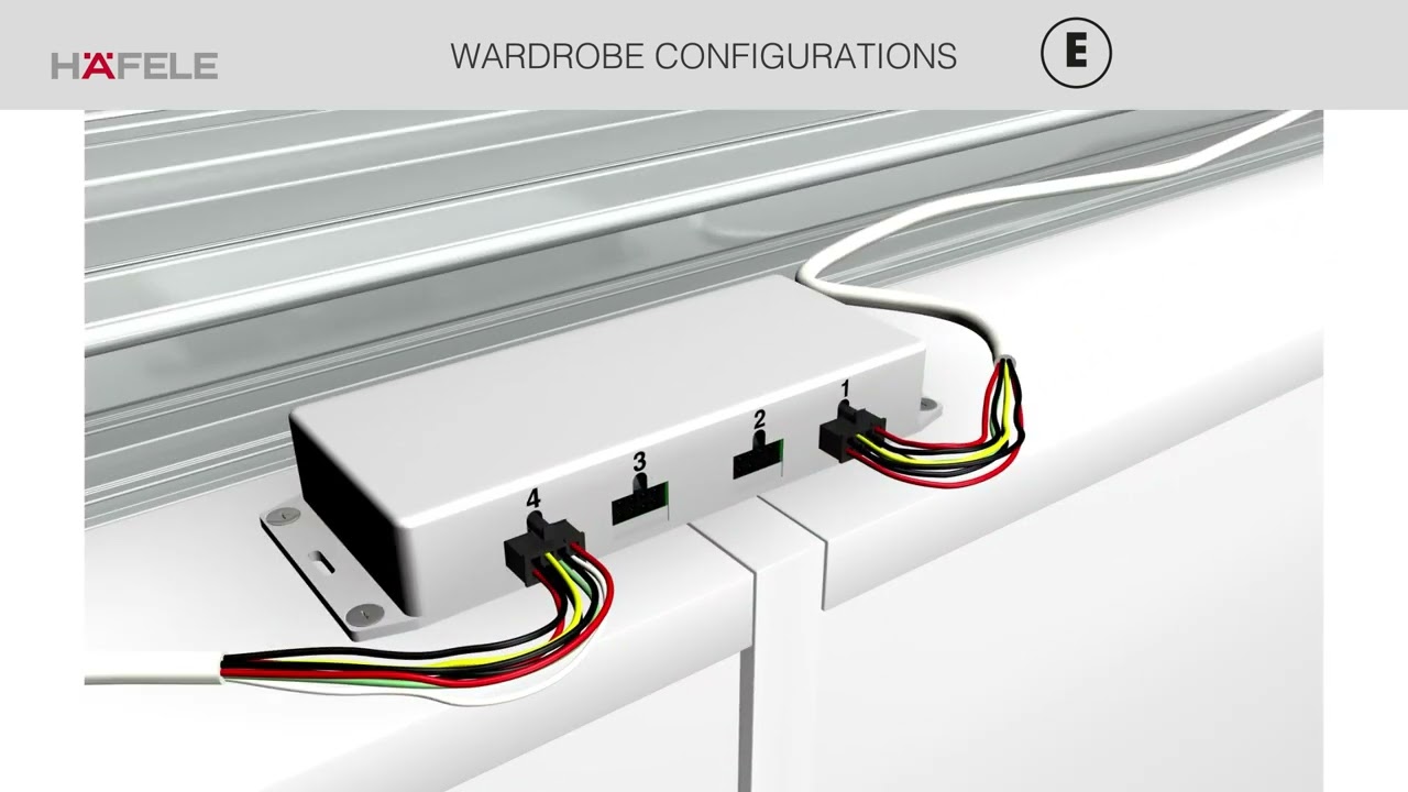 Häfele Slido F-Flush51 60 Electric | Installation