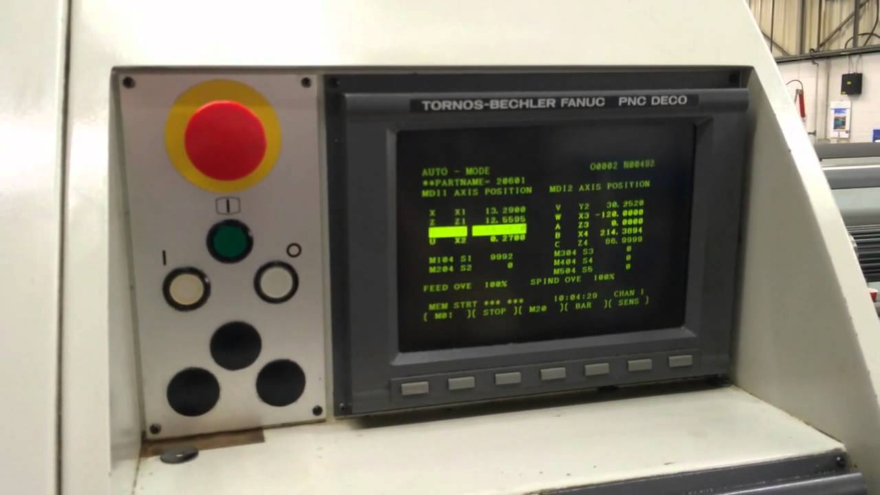 TORNOS DECO 2000/10 9 AXIS CNC SLIDING HEAD LATHES (QTY 2)