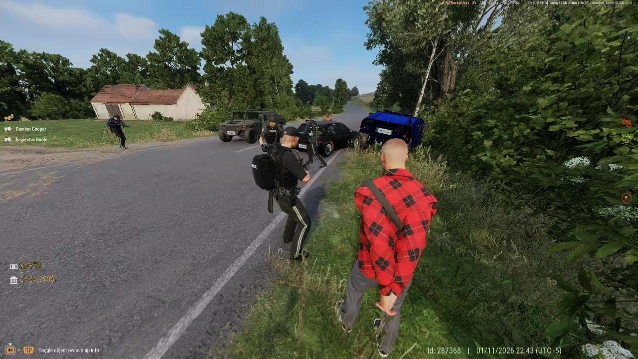 Arma ReforgerGot out of being arrested.