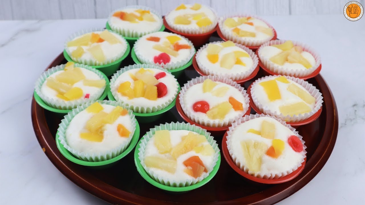 Fruit Cocktail Puto | How to Make Steamed Fruit Cupcake | Mortar and Pastry
