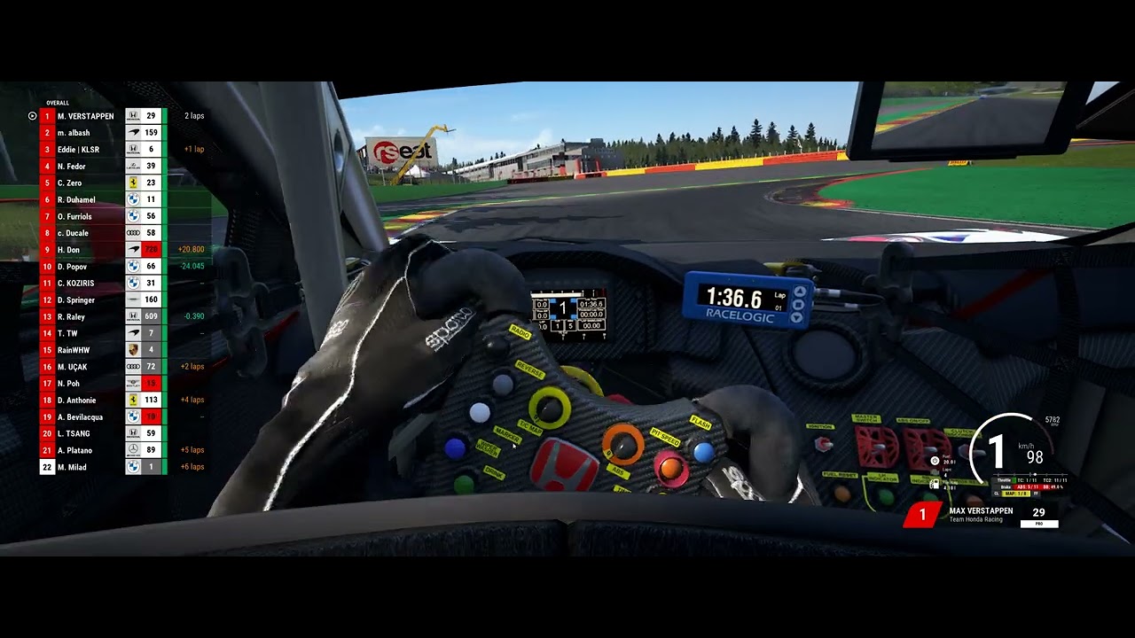 Max Verstappen Quali in Spa | 2:16.412 | ACC