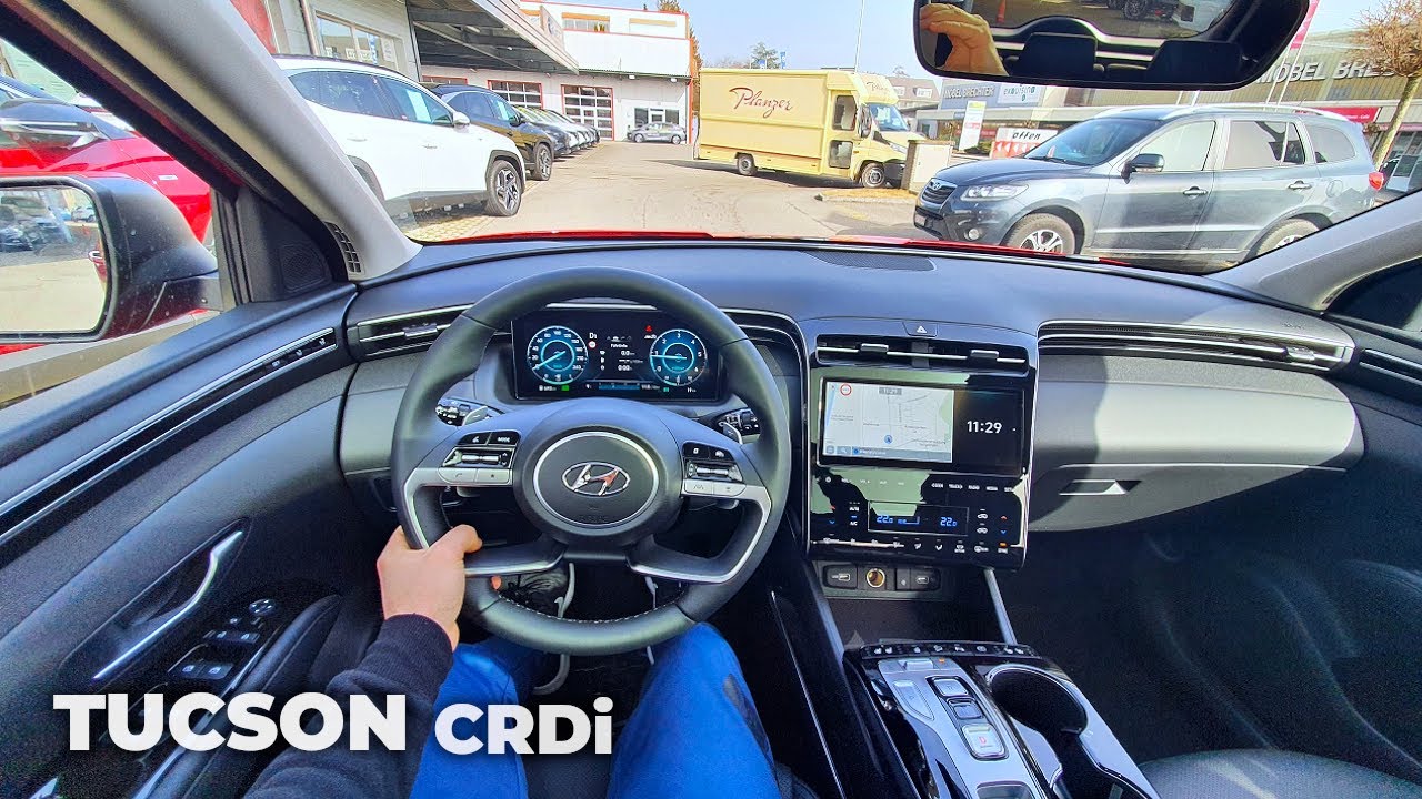 2021 Hyundai Tucson Diesel CRDi Test Drive Review POV