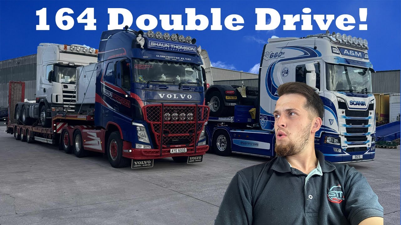 Перевозка SCANIA 164 DOUBLE DRIVE в Абердин!