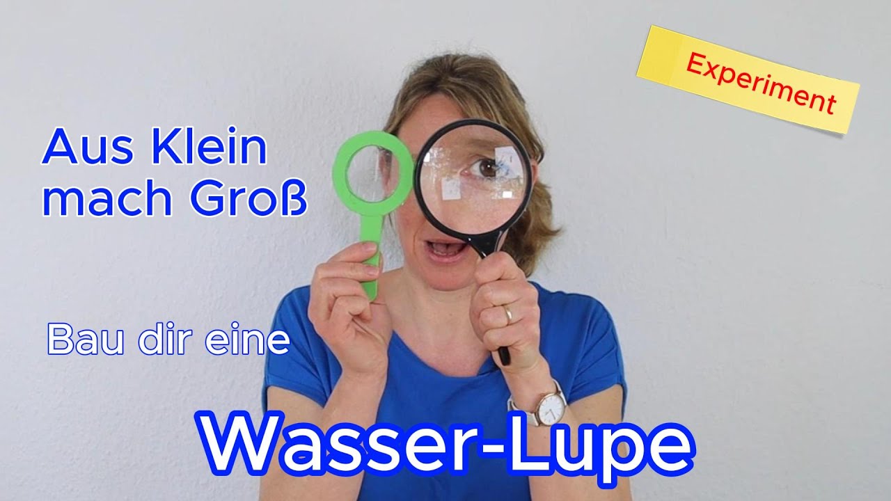 Forsche mit uns! Bau dir eine Wasserlupe _Checky Mai 2024