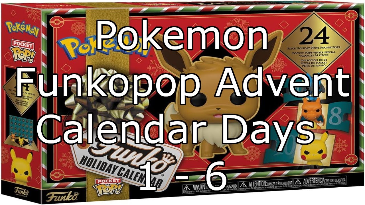 Pokemon Funkopop Advent Calendar Days 1 - 6 #pokemon #christmas #funkopop