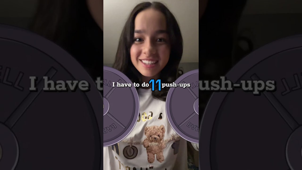 How many pushups can YOU do?? 👀😱😛 #fyp #shorts #funny #trend #workout #justjules #viral