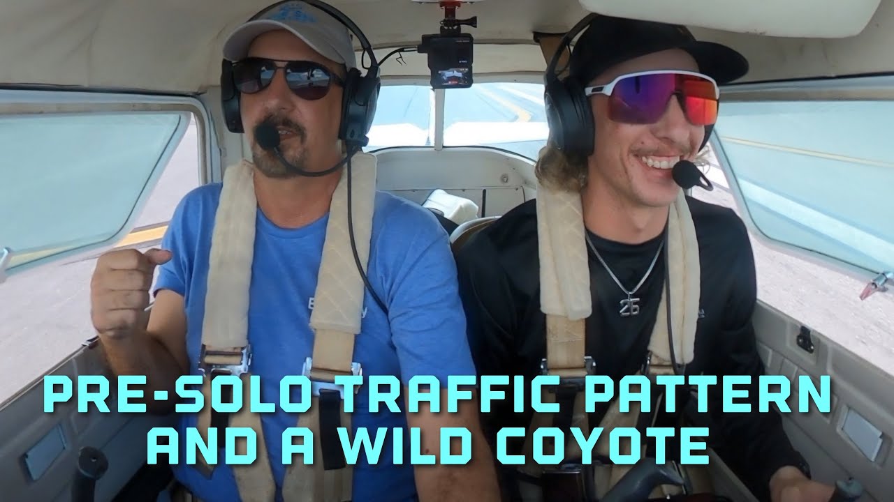 Father Teaches Son How to Fly