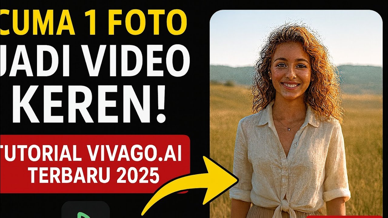 Cuma 1 Foto Jadi Video Keren! Tutorial Vivago.ai Terbaru 2025 (Auto Viral!)