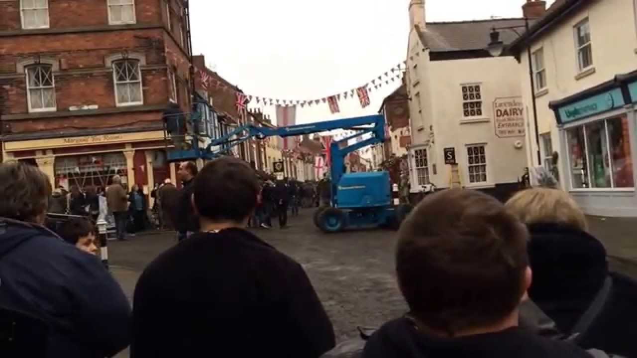 Dad's Army film march - Bridlington Old Town