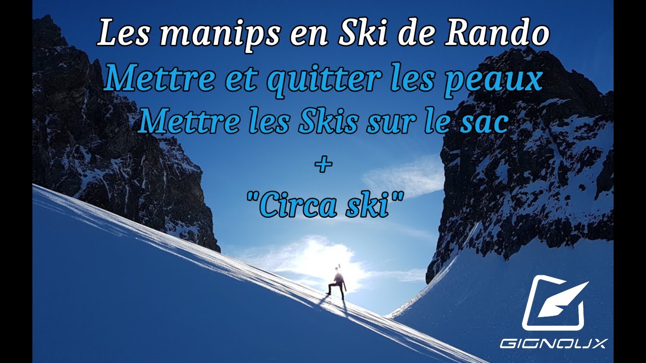 Les manips en ski de rando, quick changes in ski moutaineering