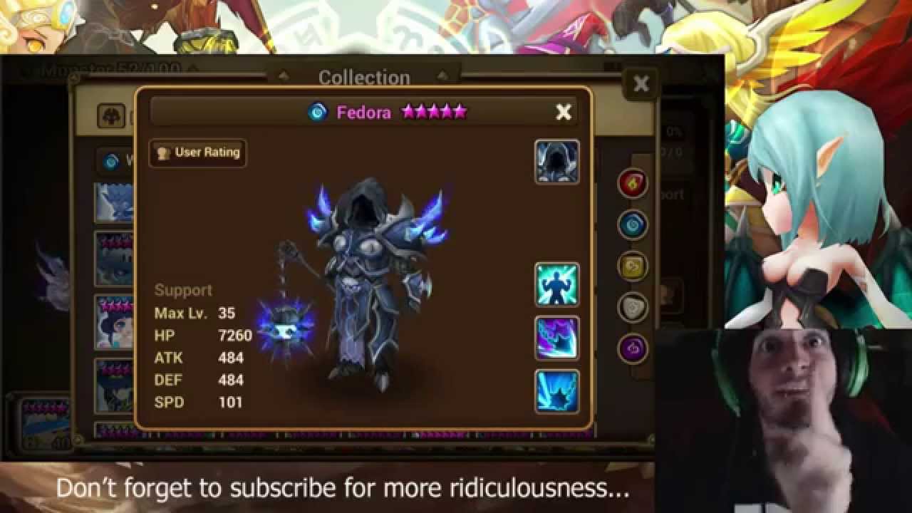 SUMMONERS WAR : Does the Water Death Knight Suck? - Fedora Review
