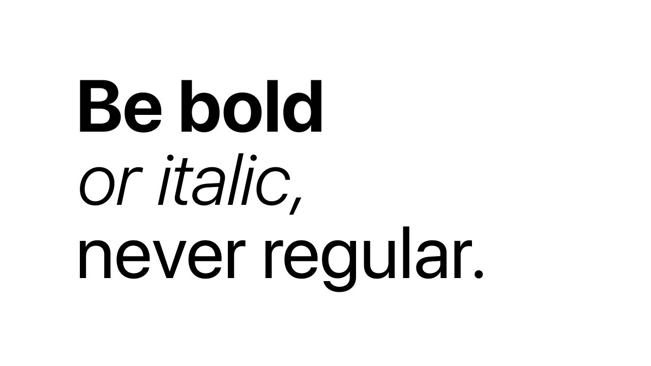 5 Regeln f&uuml;r gute Typografie