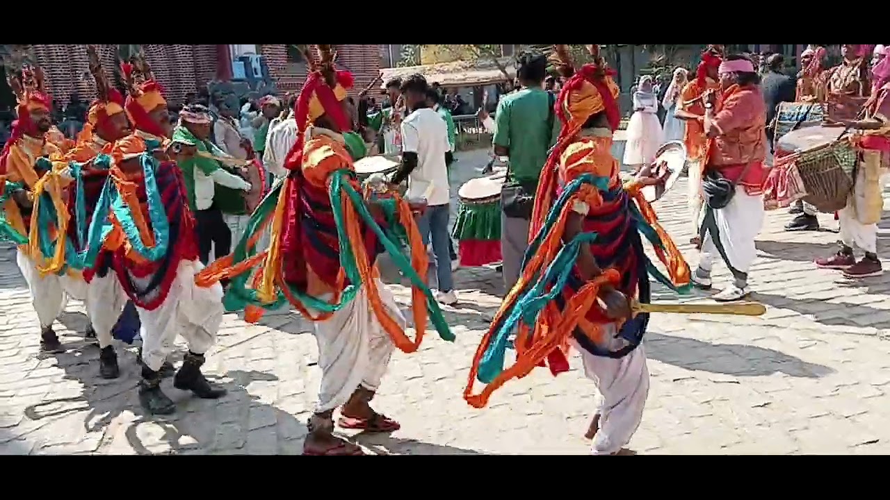 JHARKHANDI NAACH AUR BAJA #@Nagpurisadrivideo 