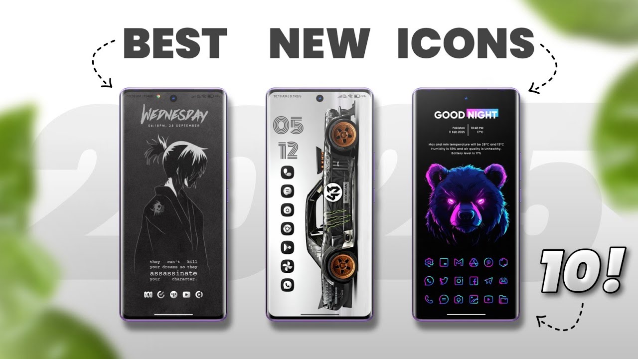 Top 10 Best New Icon Pack For CUSTOMISATION! You Must Try These!! [July 2025]