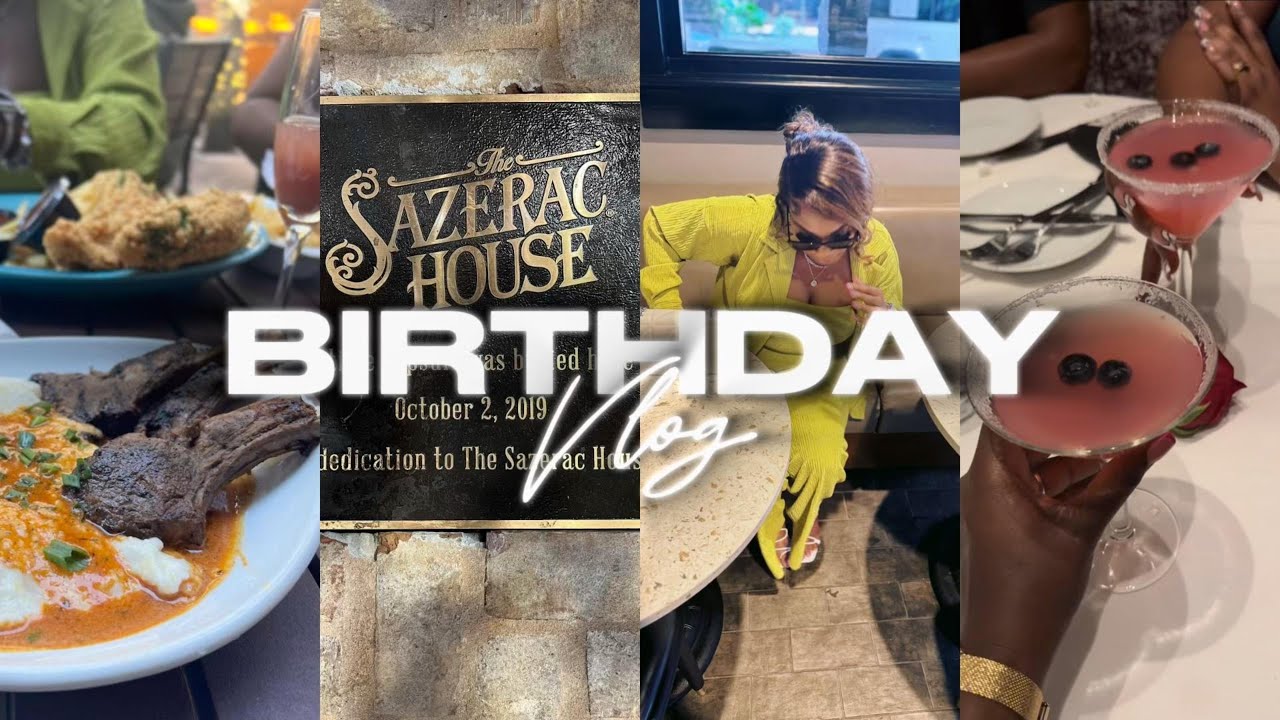 FIRST VLOG|NEW ORLEANS 25TH BIRTHDAY TRIP|BOURBON STREET|SWAP TOUR + BEST FOOD!