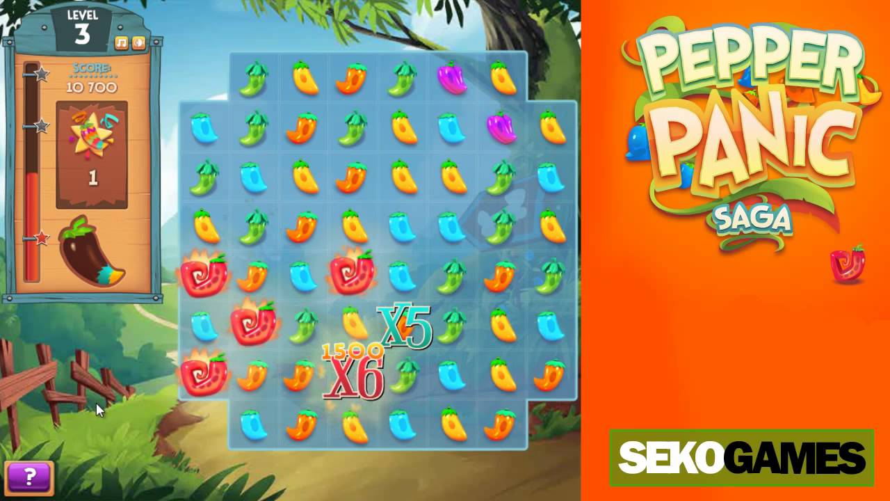 Pepper Panic Saga Levels 1 - 4