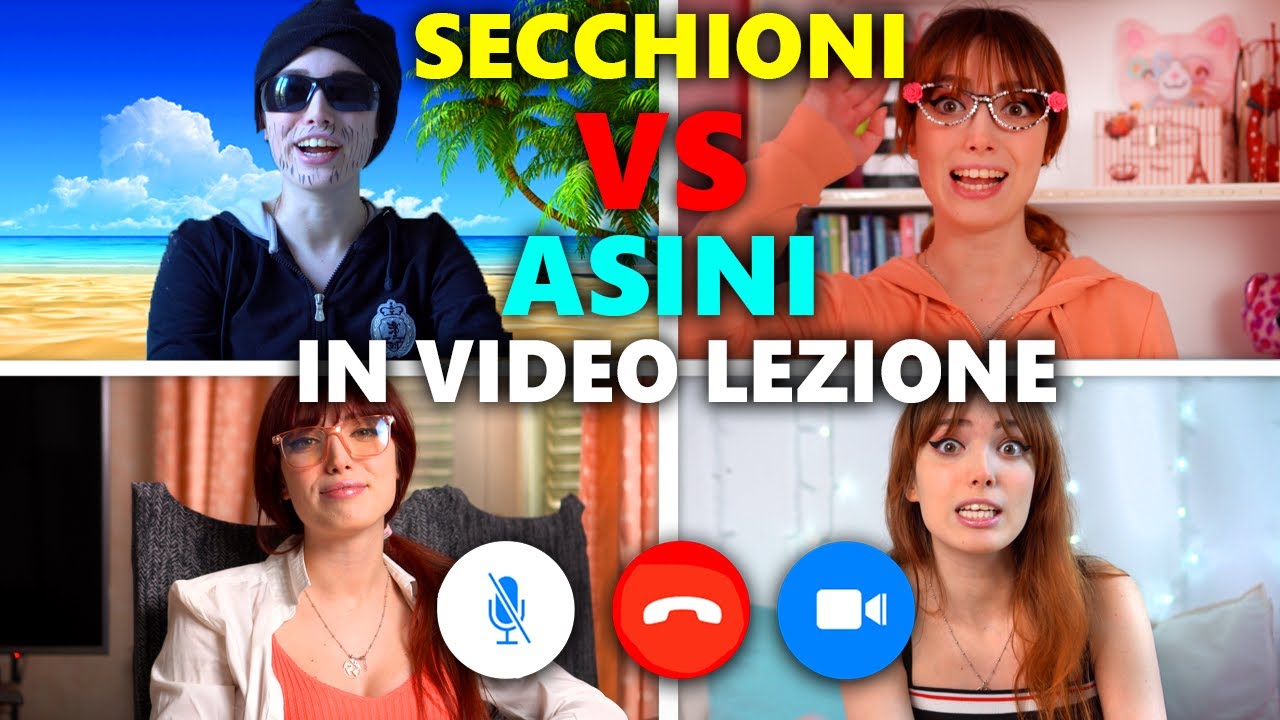 SECCHIONI VS ASINI IN VIDEO LEZIONE | Eleonora Olivieri