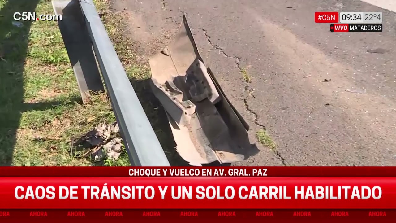 IMPACTANTE CHOQUE en MATADEROS