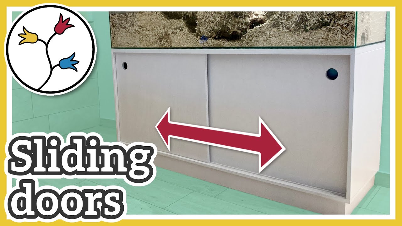 Sliding Doors Cabinet DIY – Clean and practical