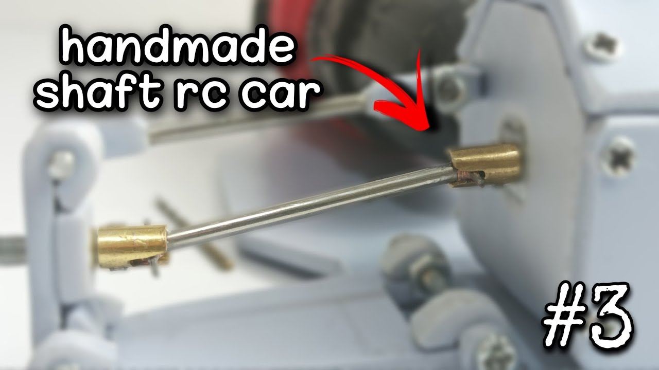 handmade shaft rc car // how to make on-road rc car #3