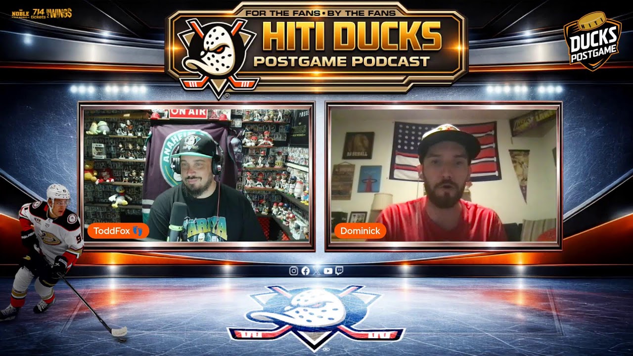 Ducks hockey postgame show live