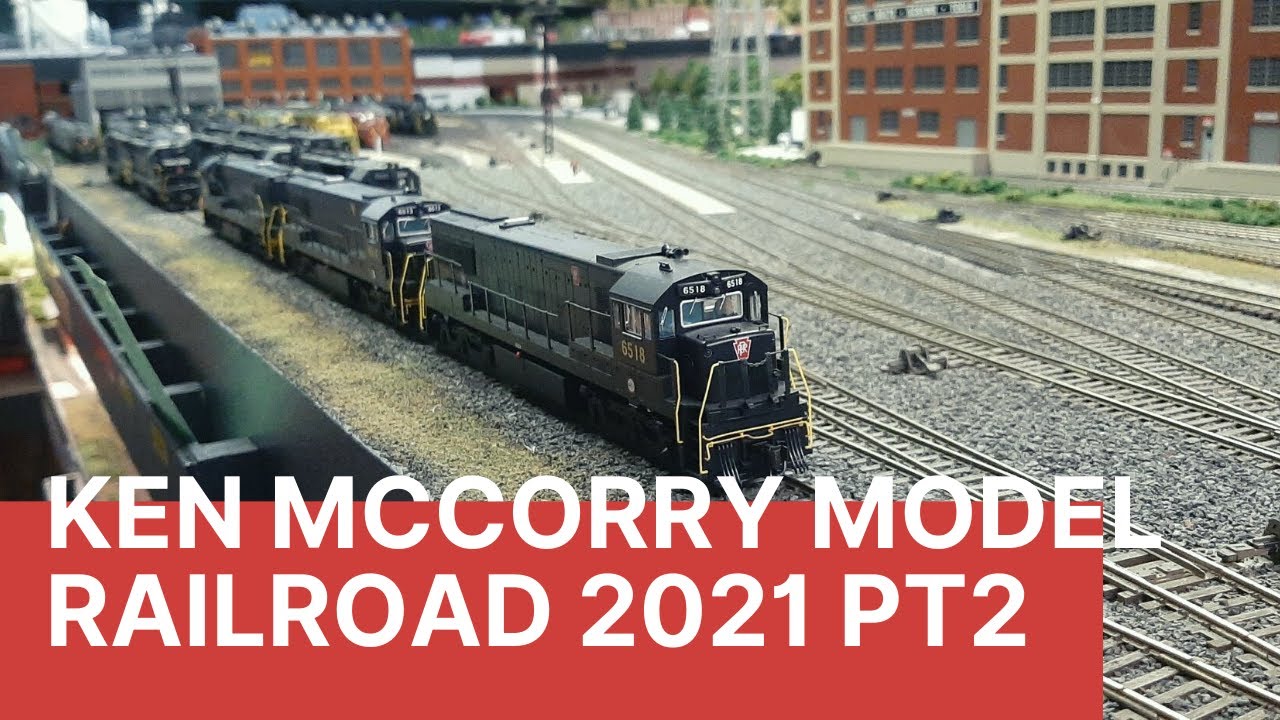 Ken McCorry HO Scale Model Railroad Open House 2021 Pt2