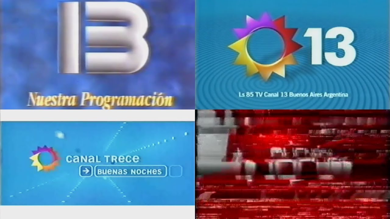 LS 85 TV Canal 13 - Cierres de Transmisión [V2] (SD; 1987-2015)