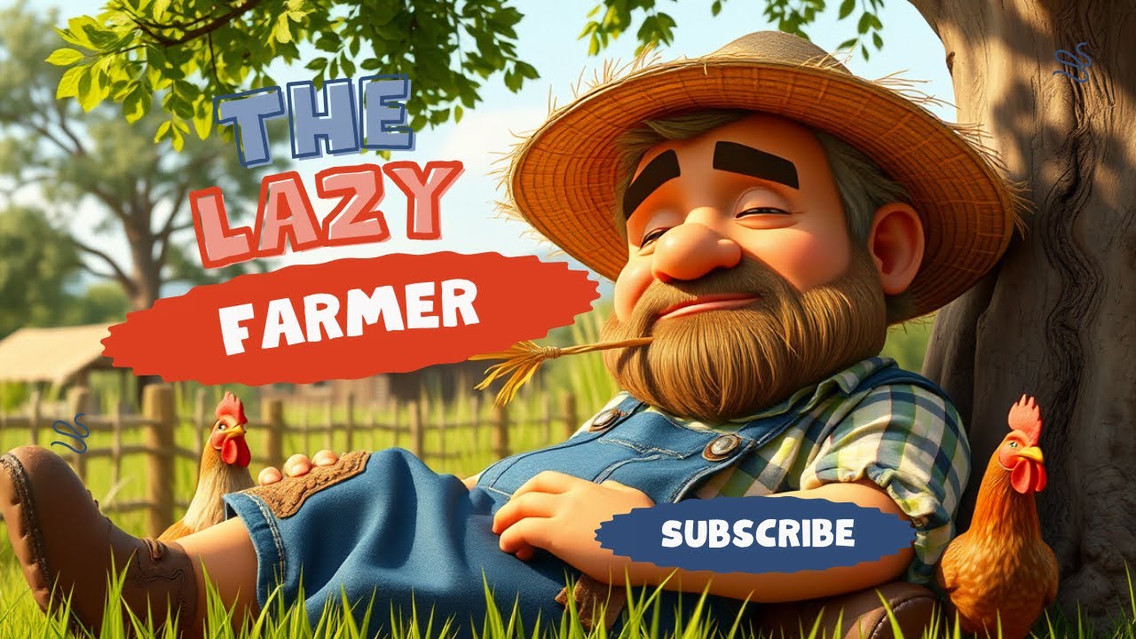 The Lazy Farmer | Animated Moral Story