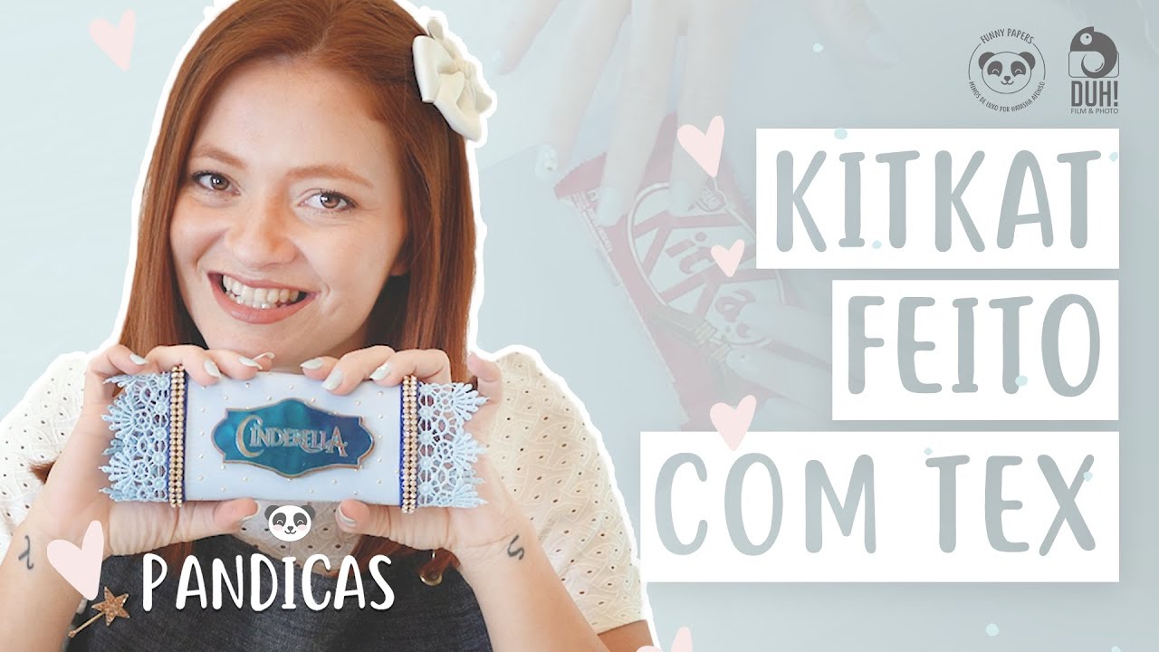 DIY Kit Kat de Luxo Fácil e Sem Zíper | FEITO COM TEX | PANDICAS