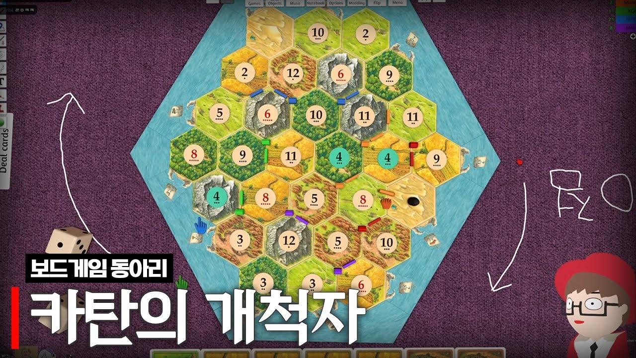 보드게임 카탄의 개척자 (w.모잉, 김길현, 하우카우, 먼닉)