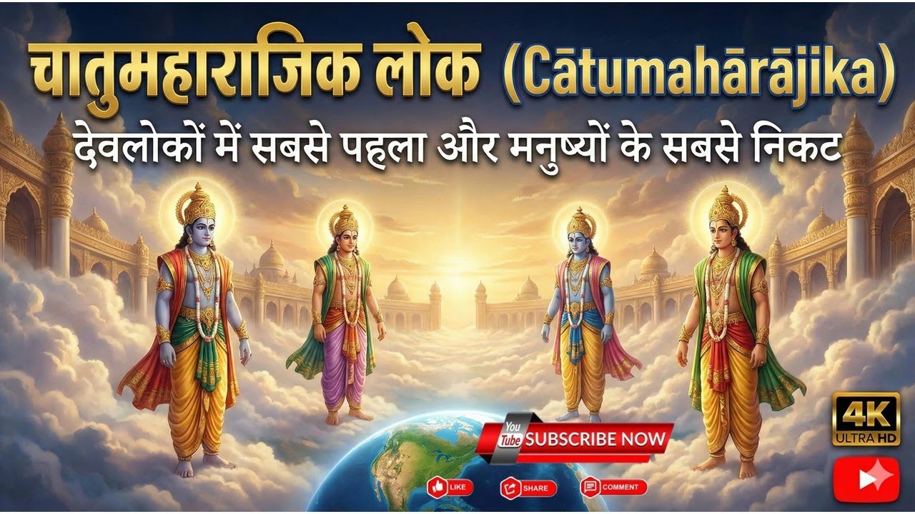 चातुमहाराजिक लोक (Cātumahārājika) देवलोकों में से सबसे पहला और मनुष्यों के सबसे निकट #buddha 