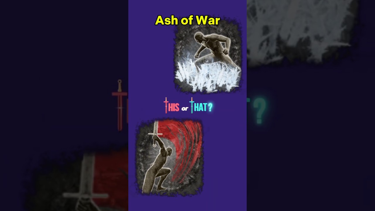 Bloody Slash vs. Hoarfrost Stomp &ndash; Ashes of War Comparison #gaming #eldenring