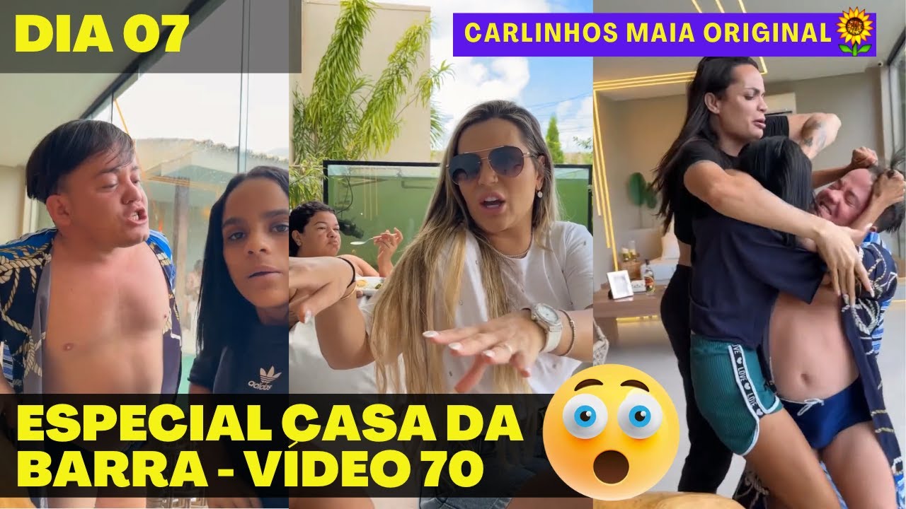 ARRANCOU OS CABELOS DELA  | ELE É APAIXONADO POR ELA, CARLINHOS FICOU CHOCADO 😲😲 | CARLINHOS MAIA 🌻