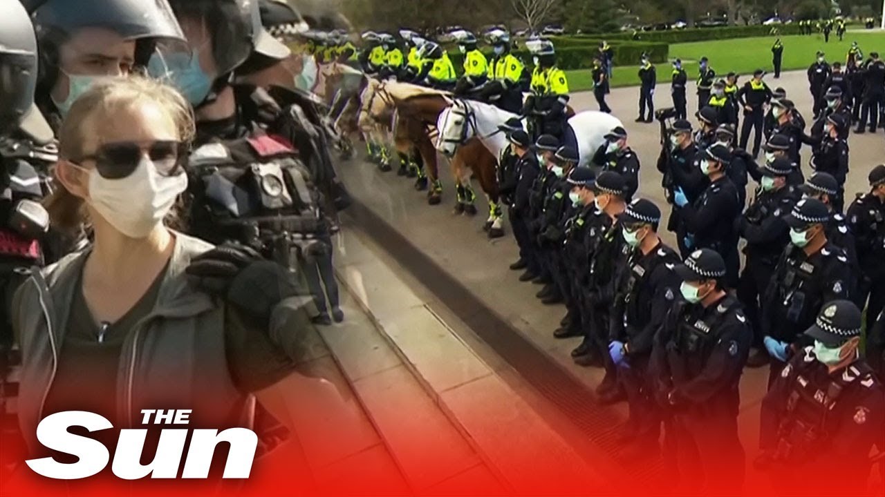 Australian lockdown protesters clash with police in Melbourne