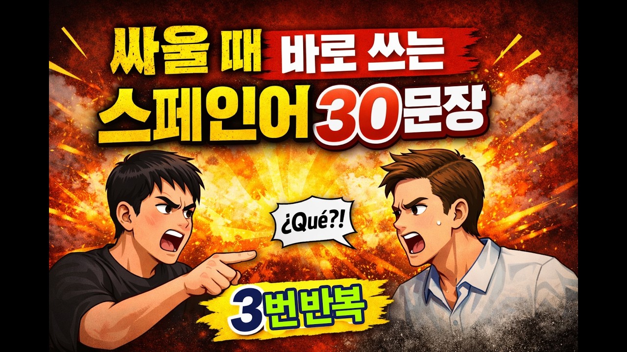 스페인어로 '한 마디' 하고 싶을 때 쓰는 필수 30문장