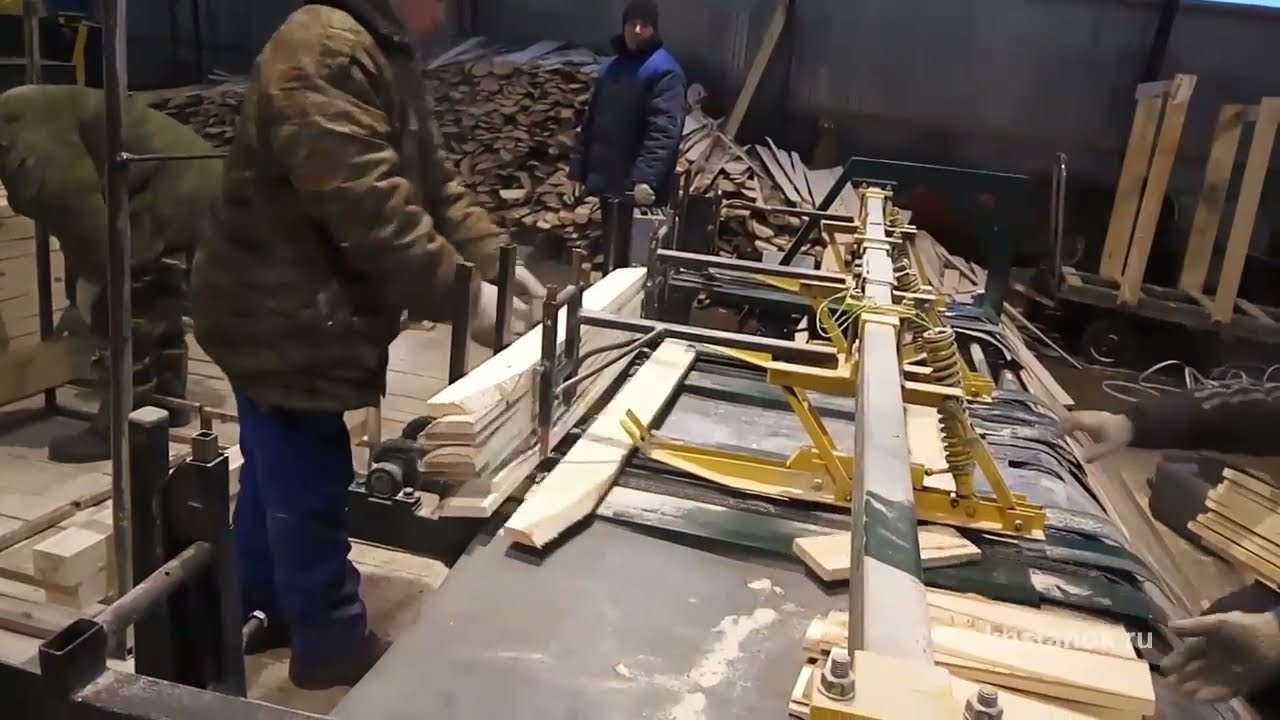 Линия палетная. Переработка тонкомера.