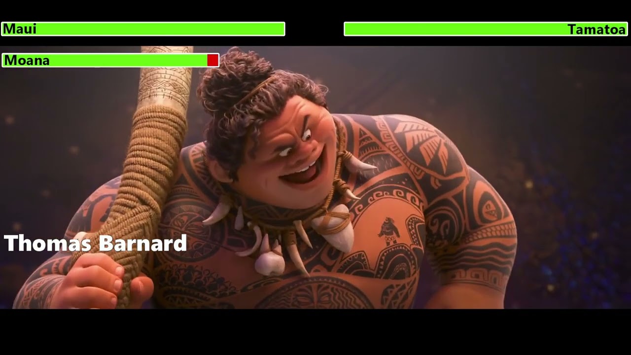 Moana (2016) Shiny Scene with healthbars 1/2